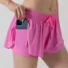 Private Label Activewear Workout Elastic Waist Casual Culottes with Pocket Wholesale Drawstring Running Shorts