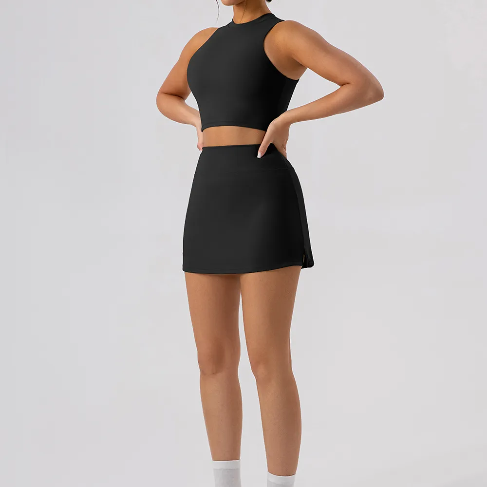 Wholesale Athletic Clothing Gym Outfit Hot Yoga Clothes Yoga Top Two Pieces Workout Set Wholesale Athletic Clothing Gym Outfit Hot Yoga Clothes Yoga Top Two Pieces Workout Set