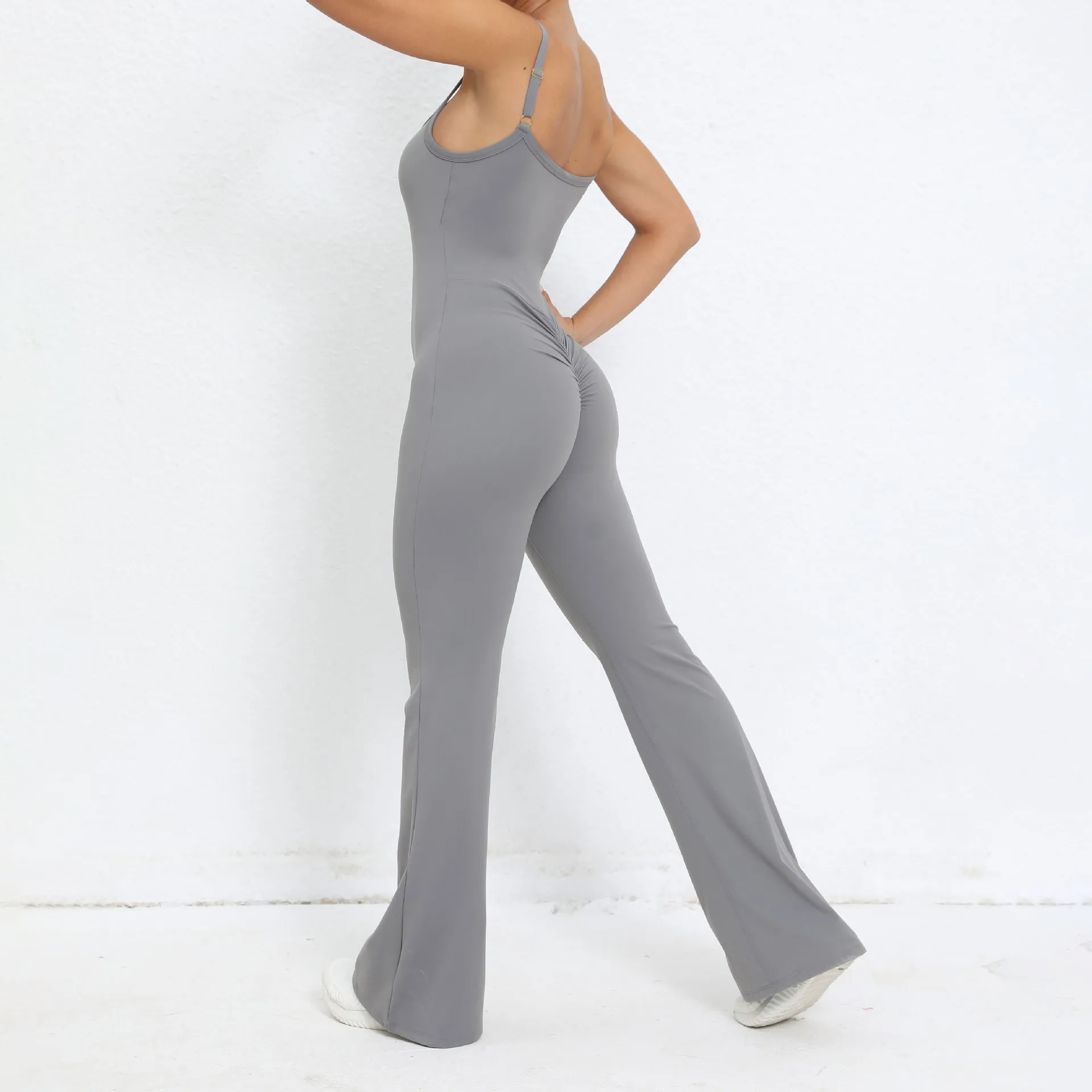 Ladies One Piece Jumpsuit Butt Lifting Bell Bottoms Skims Bodysuit Athletic Jumpsuit Fitness Clothing Suppliers Ladies One Piece Jumpsuit Butt Lifting Bell Bottoms Skims Bodysuit Athletic Jumpsuit Fitness Clothing Suppliers