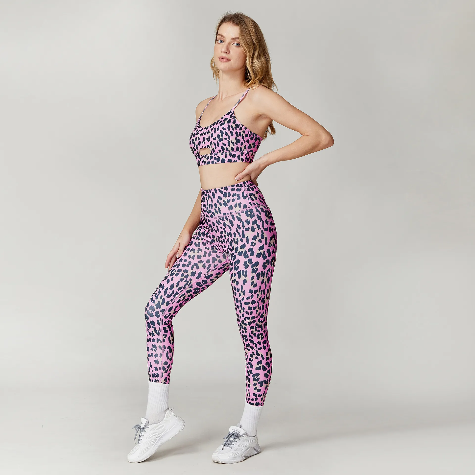 Leopard Print Sets Custom Gym Clothes High Waist Leggings Workout Set 2 Pieces Yoga SetLeopard Print Sets Custom Gym Clothes High Waist Leggings Workout Set 2 Pieces Yoga Set Leopard Print Sets Custom Gym Clothes High Waist Leggings Workout Set 2 Pieces Yoga Set