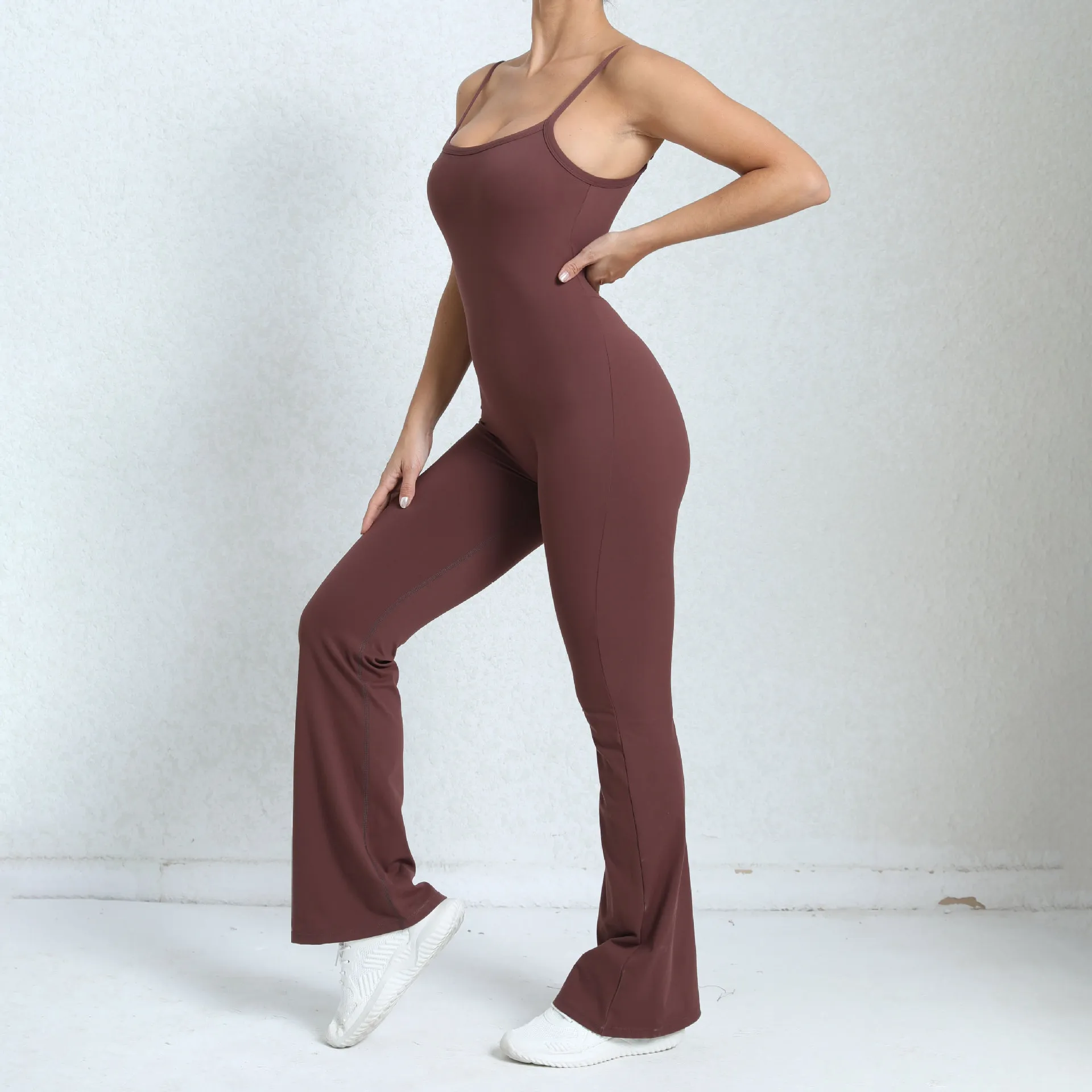 Ladies One Piece Jumpsuit Butt Lifting Bell Bottoms Skims Bodysuit Athletic Jumpsuit Fitness Clothing Suppliers Ladies One Piece Jumpsuit Butt Lifting Bell Bottoms Skims Bodysuit Athletic Jumpsuit Fitness Clothing Suppliers