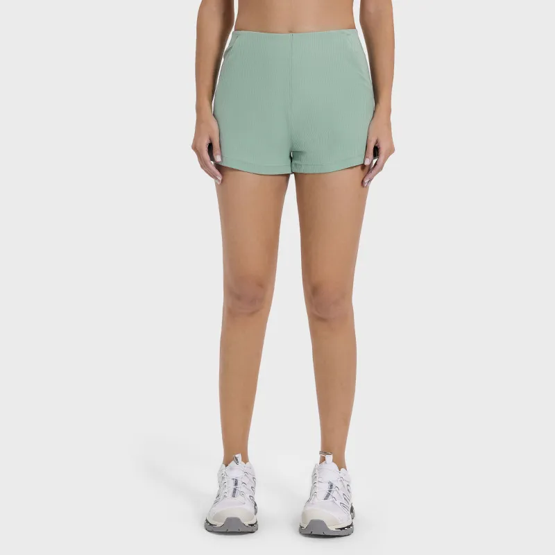 Ribbed Running Shorts Custom Active Wear Shorts with Pockets Butt Lifting Yoga Pants Ribbed Running Shorts Custom Active Wear Shorts with Pockets Butt Lifting Yoga Pants