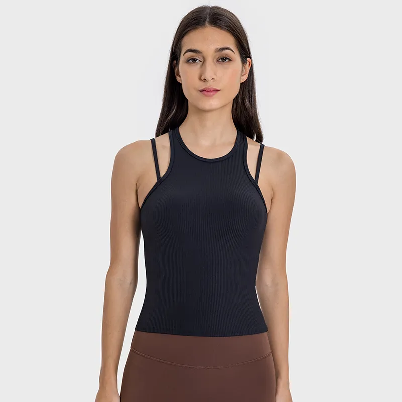 Tank Tops for Women Ribbed Sleeveless Clothes Yoga Wear Manufacturer Breathable Crop Top Tank Tops for Women Ribbed Sleeveless Clothes Yoga Wear Manufacturer Breathable Crop Top