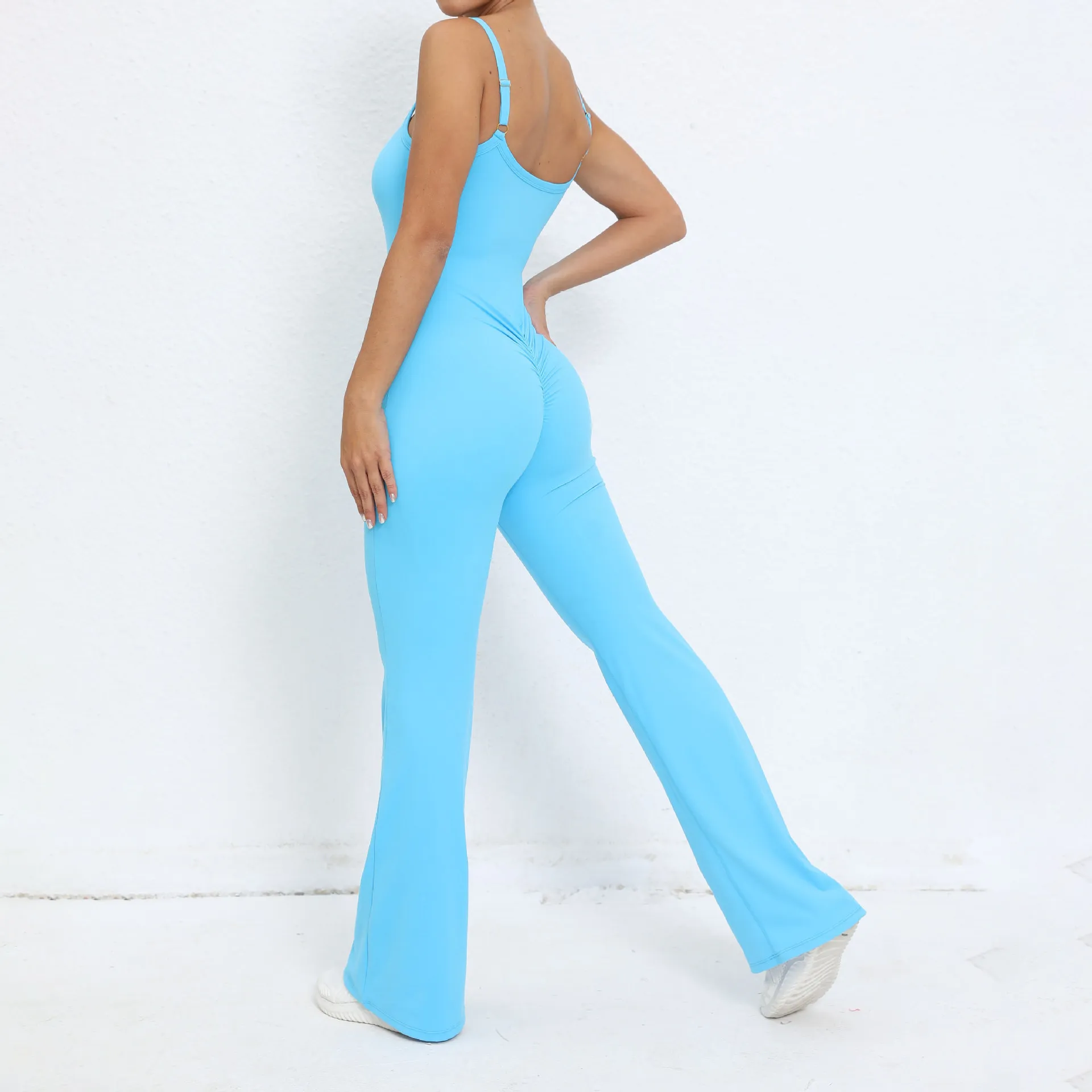 Ladies One Piece Jumpsuit Butt Lifting Bell Bottoms Skims Bodysuit Athletic Jumpsuit Fitness Clothing Suppliers Ladies One Piece Jumpsuit Butt Lifting Bell Bottoms Skims Bodysuit Athletic Jumpsuit Fitness Clothing Suppliers