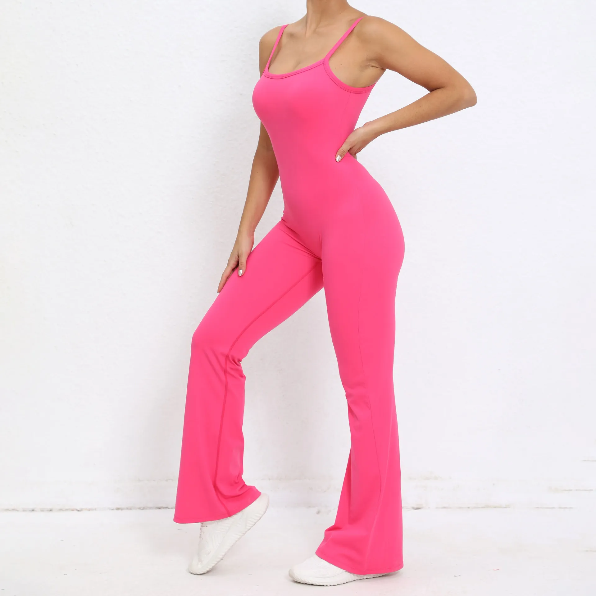 Ladies One Piece Jumpsuit Butt Lifting Bell Bottoms Skims Bodysuit Athletic Jumpsuit Fitness Clothing Suppliers Ladies One Piece Jumpsuit Butt Lifting Bell Bottoms Skims Bodysuit Athletic Jumpsuit Fitness Clothing Suppliers