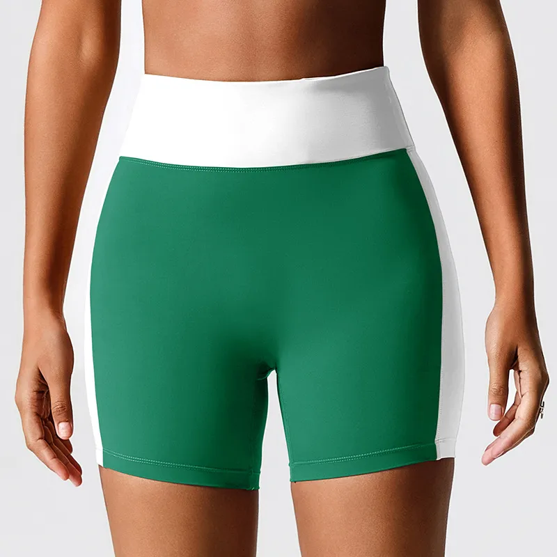 Color-Block Sports Shorts Wholesale Clothing Women's Athletic Shorts Fitness Running Shorts Color-Block Sports Shorts Wholesale Clothing Women's Athletic Shorts Fitness Running Shorts