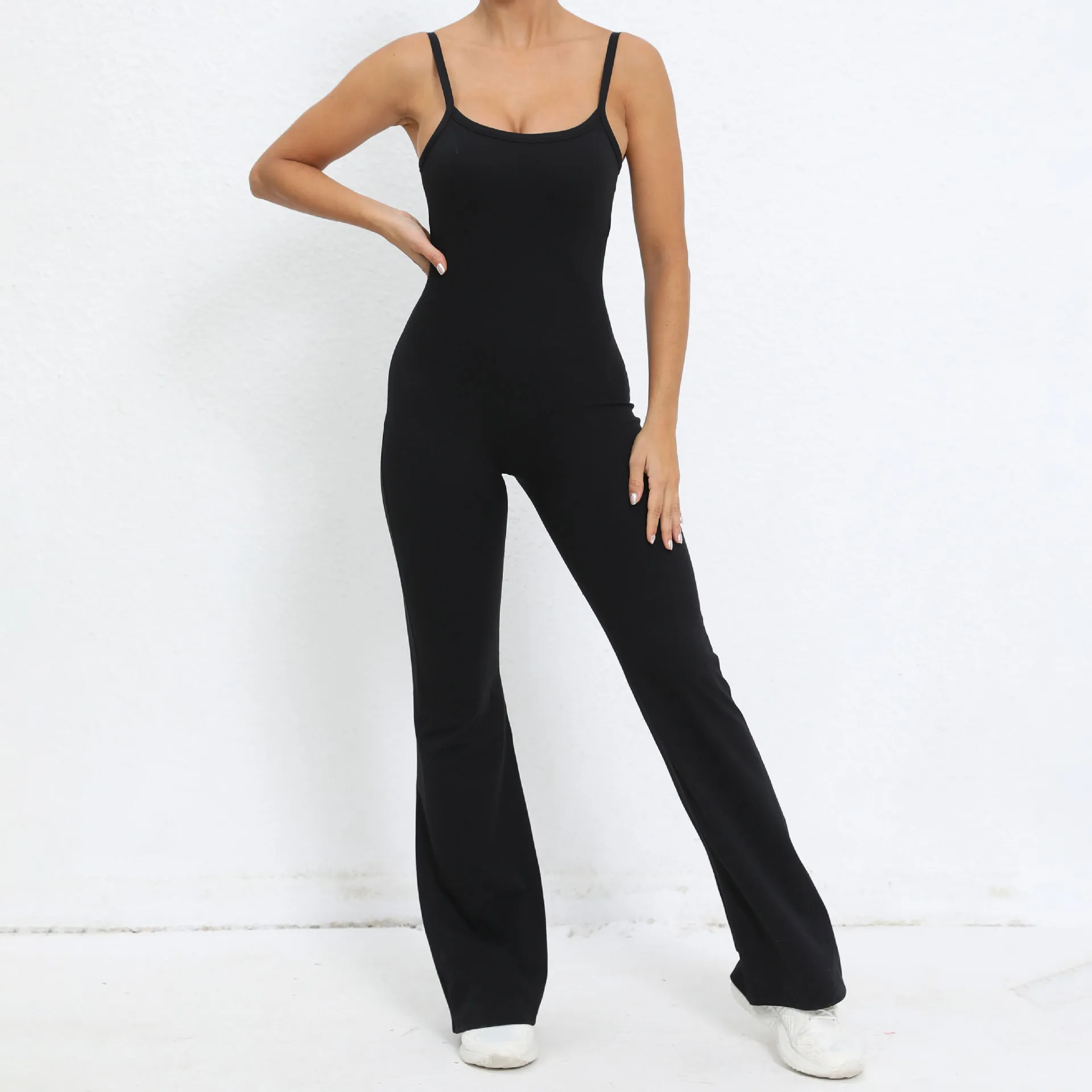 Ladies One Piece Jumpsuit Butt Lifting Bell Bottoms Skims Bodysuit Athletic Jumpsuit Fitness Clothing Suppliers Ladies One Piece Jumpsuit Butt Lifting Bell Bottoms Skims Bodysuit Athletic Jumpsuit Fitness Clothing Suppliers