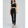 Mesh Top and Leggings Sets Wholesale Athletic Clothing Fake Two Yoga Set