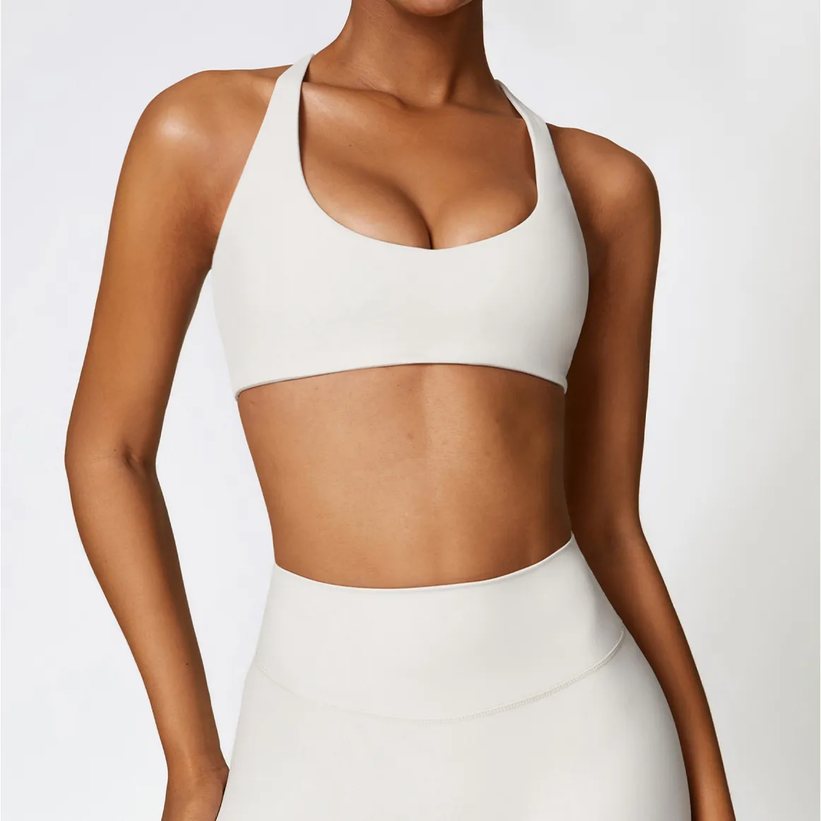 Wholesale Yoga Bra Halter Neck Breathable Bra Workout Clothes Sports Bra Wholesale Yoga Bra Halter Neck Breathable Bra Workout Clothes Sports Bra