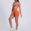 Elite Collection-V Neck Workout Bra with Removable Pad Women's Racer back Yoga Bra