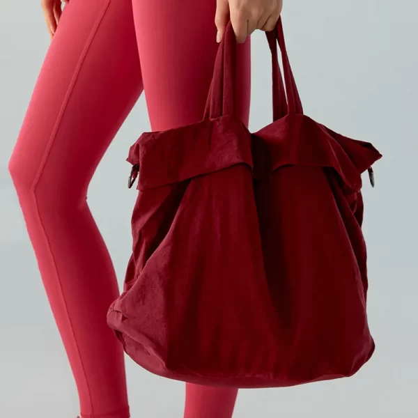 Gym Shoulder Bag for Women Men Nylon Workout Tote Bag Hand Bag Crossbody Bag