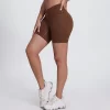 Elite Collection-Workout Shorts for Women High Waist Shorts Butt Lifting Running V-cut Shorts