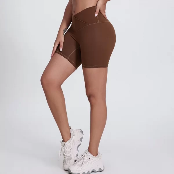 Elite Collection-Workout Shorts for Women High Waist Shorts Butt Lifting Running V-cut Shorts