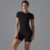 Fitness Clothing Manufacturer Short Sleeve Top Tight Gym Shorts Workout Sets