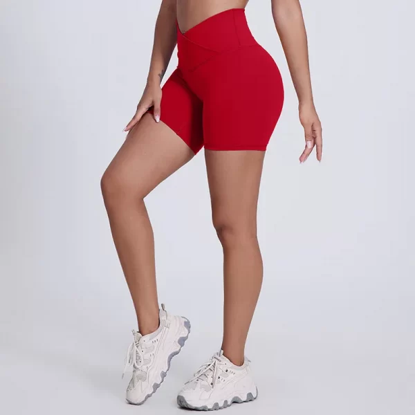 Elite Collection-Workout Shorts for Women High Waist Shorts Butt Lifting Running V-cut Shorts