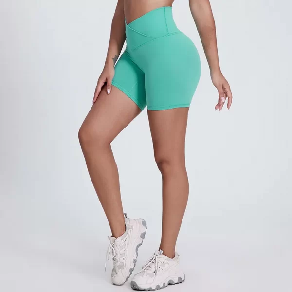 Elite Collection-Workout Shorts for Women High Waist Shorts Butt Lifting Running V-cut Shorts