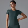 Fitness Clothing Manufacturer Tight Gym Shorts Running Gym Set Workout Short Sleeve Top