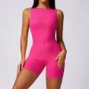 One Piece Jumpsuit Butt Lifting Skims Bodysuit Yoga Wear Athletic Short Jumpsuit