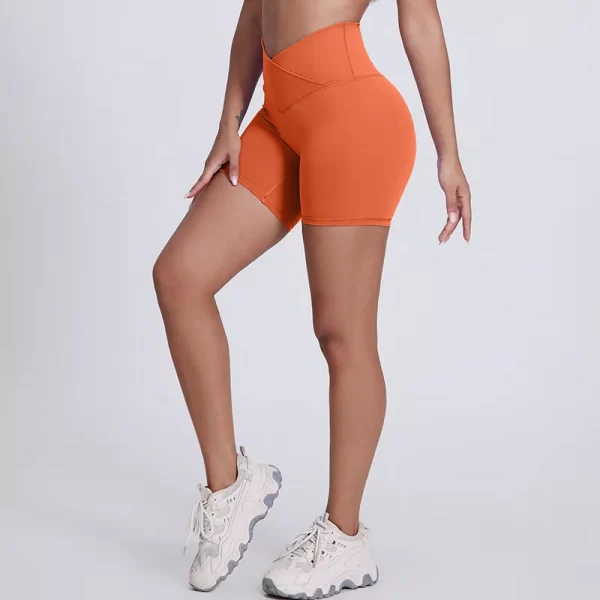 Elite Collection-Workout Shorts for Women High Waist Shorts Butt Lifting Running V-cut Shorts