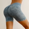 Seamless Workout Shorts High Waist Matte Finish Shorts Butt Lifting Yoga Shorts