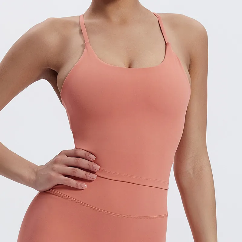 Elite Collection-Sports Bra Athletic Yoga Wear Women's Spaghetti Straps Crop Tank Top Elite Collection-Sports Bra Athletic Yoga Wear Women's Spaghetti Straps Crop Tank Top