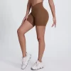 Elite Collection-Workout Shorts for Women High Waist Shorts Butt Lifting Running V-cut Shorts