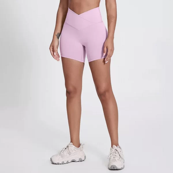 Elite Collection-Workout Shorts for Women High Waist Shorts Butt Lifting Running V-cut Shorts