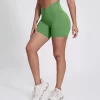 Elite Collection-Workout Shorts for Women High Waist Shorts Butt Lifting Running V-cut Shorts