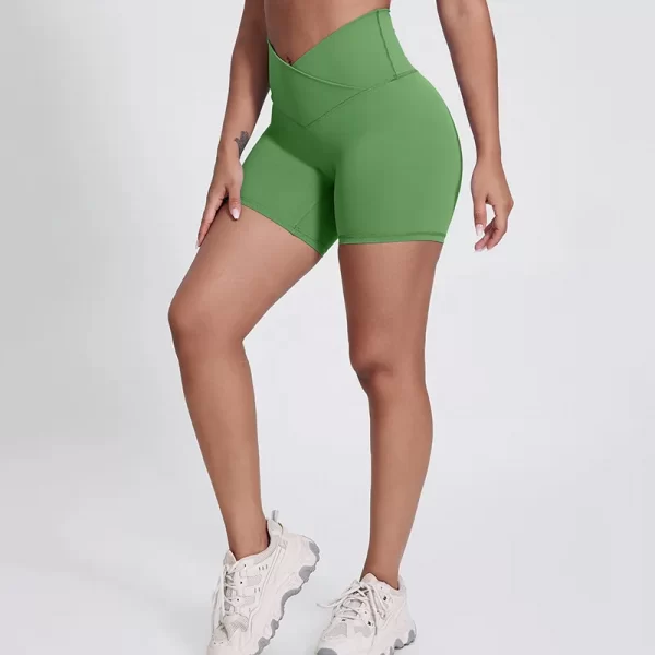 Elite Collection-Workout Shorts for Women High Waist Shorts Butt Lifting Running V-cut Shorts