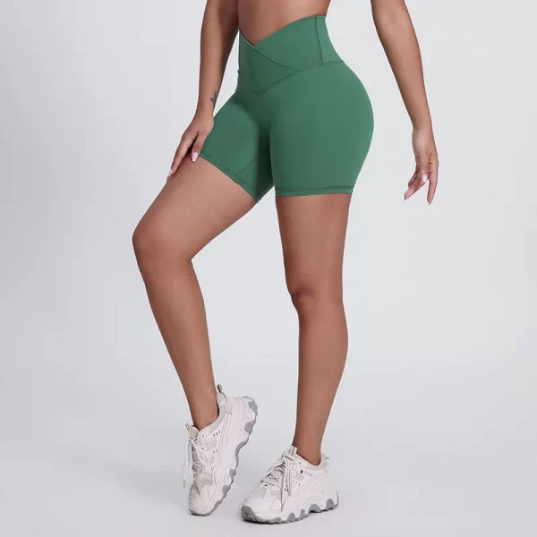 Elite Collection-Workout Shorts for Women High Waist Shorts Butt Lifting Running V-cut Shorts