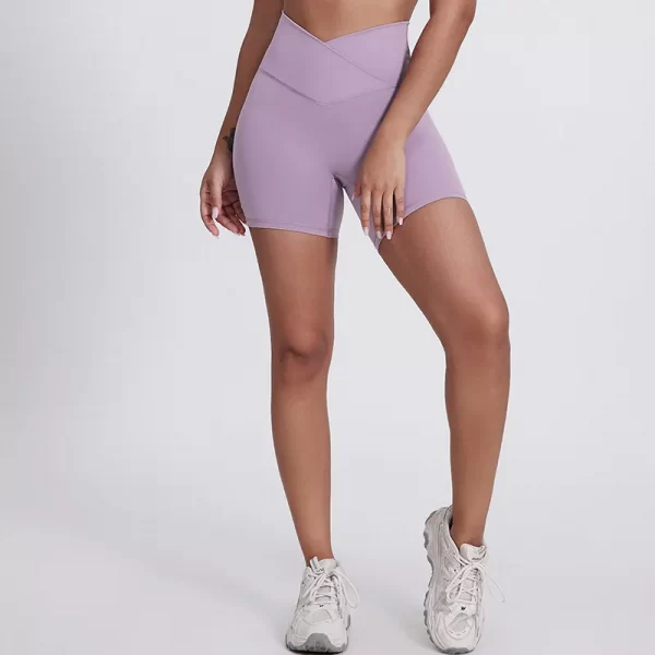 Elite Collection-Workout Shorts for Women High Waist Shorts Butt Lifting Running V-cut Shorts