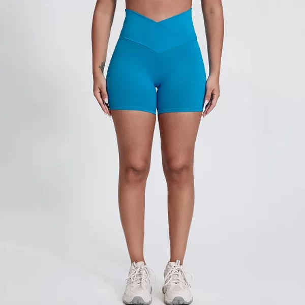 Elite Collection-Workout Shorts for Women High Waist Shorts Butt Lifting Running V-cut Shorts