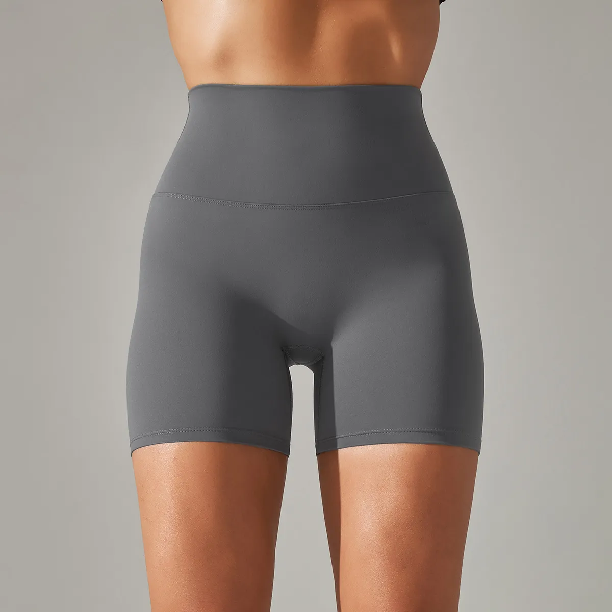 SKU-18-2166三分裤-深灰 Fitness Clothing Manufacturer Tight Gym Shorts Running Shorts Workout Shorts