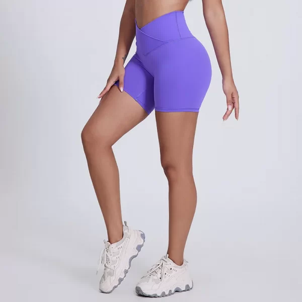 Elite Collection-Workout Shorts for Women High Waist Shorts Butt Lifting Running V-cut Shorts
