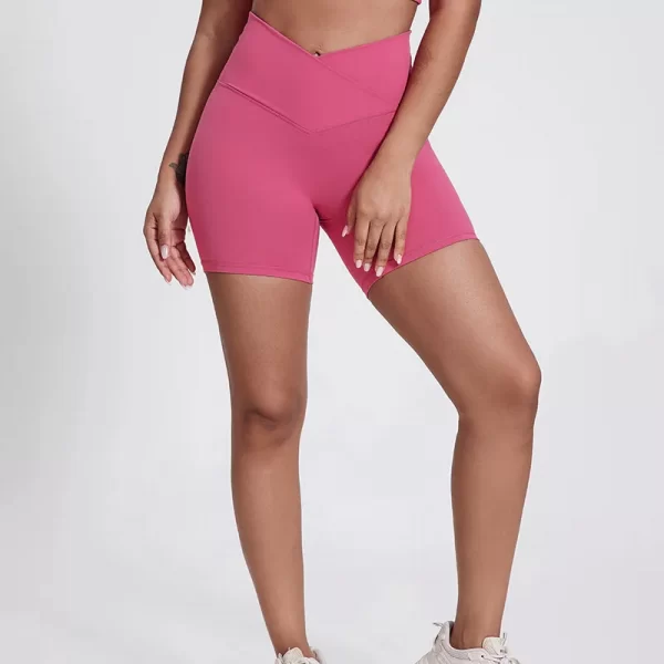 Elite Collection-Workout Shorts for Women High Waist Shorts Butt Lifting Running V-cut Shorts