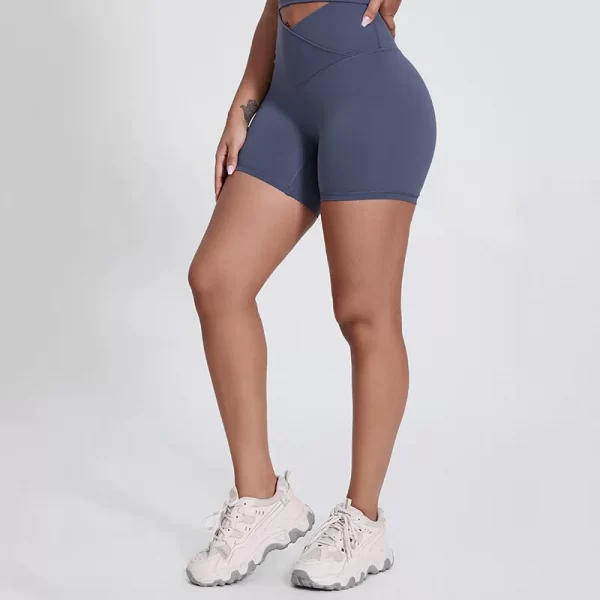 Elite Collection-Workout Shorts for Women High Waist Shorts Butt Lifting Running V-cut Shorts