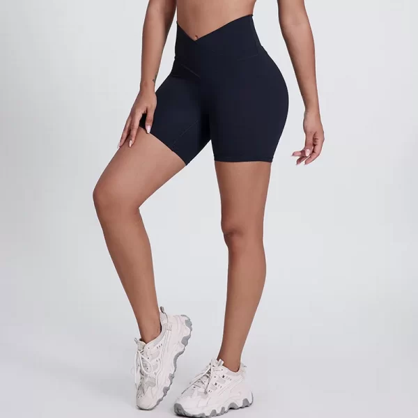 Elite Collection-Workout Shorts for Women High Waist Shorts Butt Lifting Running V-cut Shorts