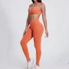 Elite Collection-V Neck Workout Bra with Removable Pad Women's Racer back Yoga Bra