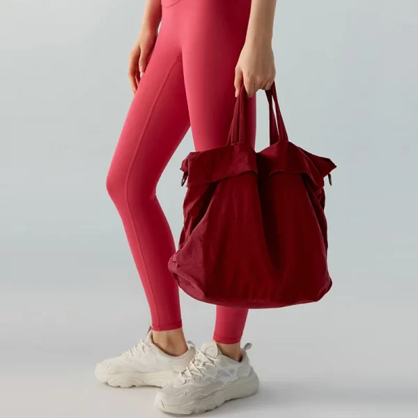 Gym Shoulder Bag for Women Men Nylon Workout Tote Bag Hand Bag Crossbody Bag
