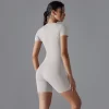 Fitness Clothing Manufacturer Short Sleeve Top Tight Gym Shorts Workout Sets