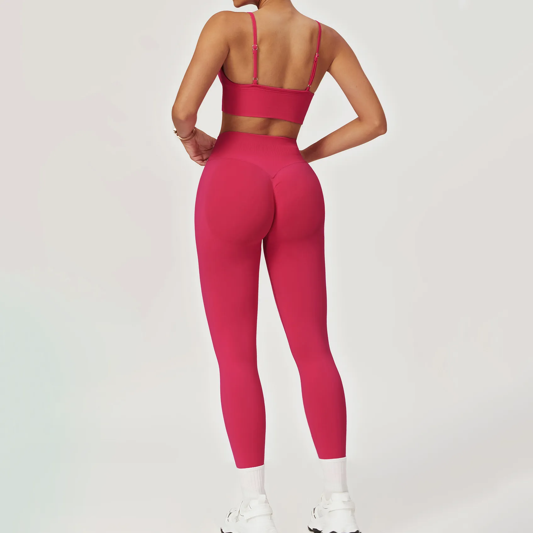 Workout Seamless Outfits High Waist Leggings Fitness Clothing Manufacturer Tight Gym Sets