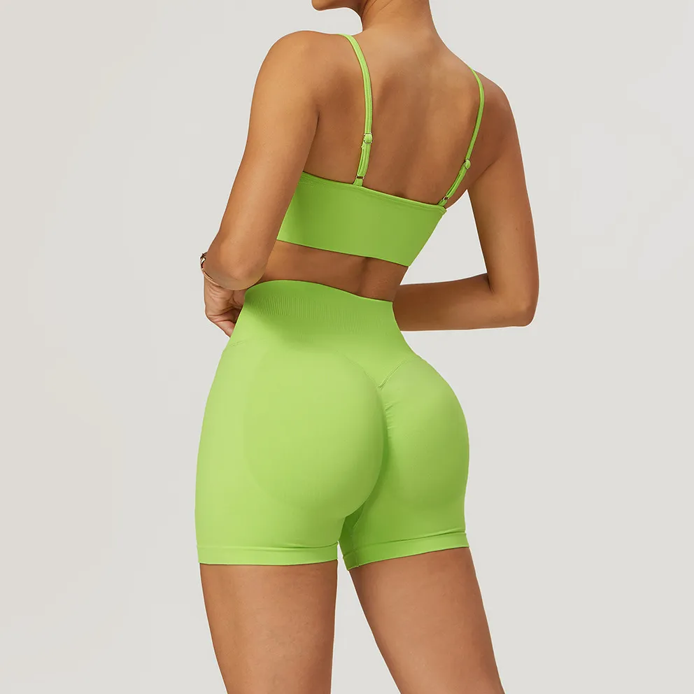 Workout Seamless Outfits Butt Lifting Shorts Fitness Clothing Manufacturer Tight Gym Sets Workout Seamless Outfits Butt Lifting Shorts Fitness Clothing Manufacturer Tight Gym Sets
