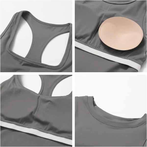 Women Sportswear Wholesale Clothing 5 Pieces Yoga Sets Athletic Apparel Manufacturers
