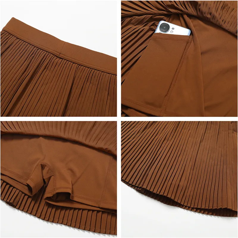 1721730892944 Tennis Skirts Set for Women Athletic Pleated Skirts Wholesale Fitness Wear