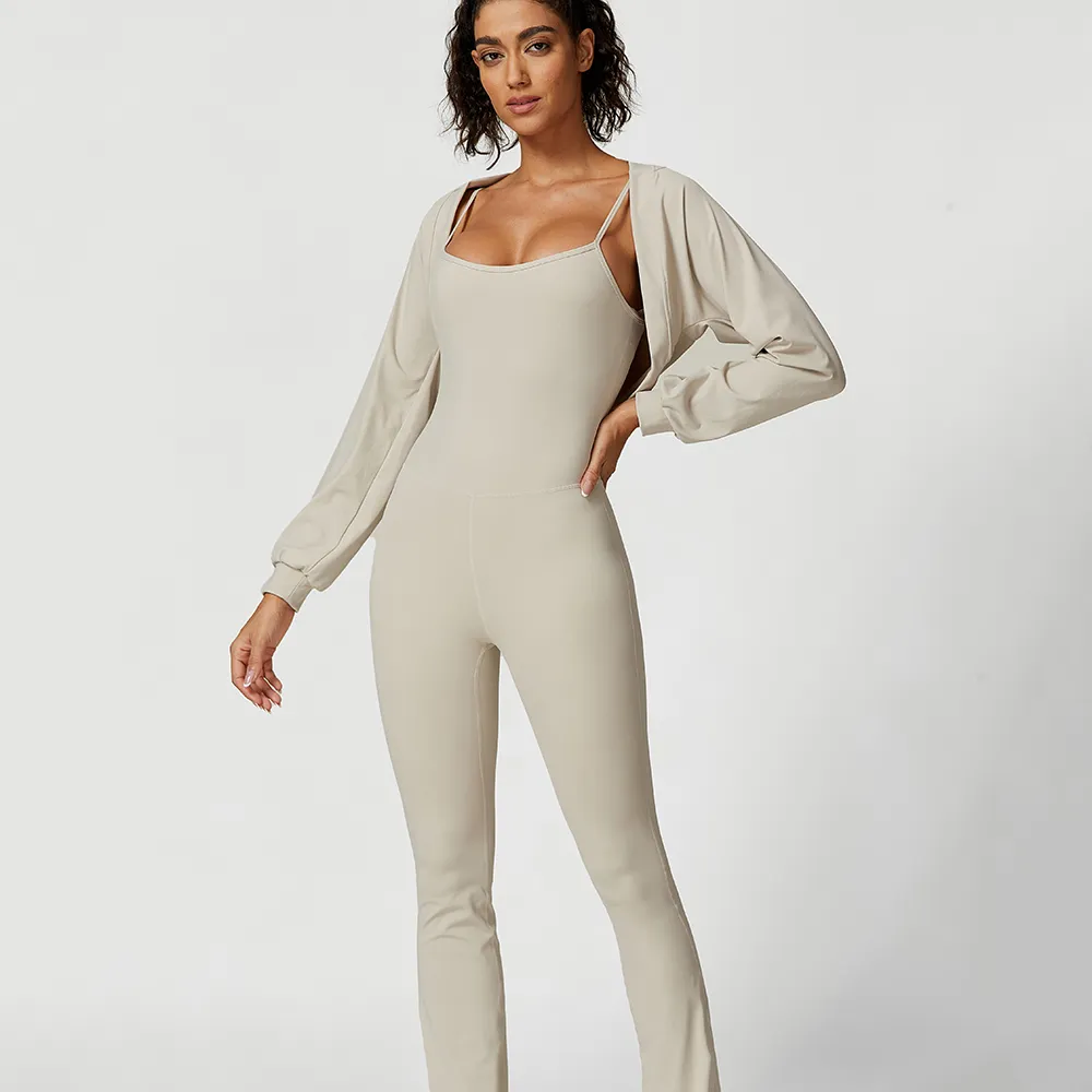 2024-6-19速铂+27501副本 Women Long Sleeve Smock Gym Wholesalers Spark Clothing Match Jumpsuit