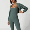 Women Long Sleeve Smock Gym Wholesalers Spark Clothing Yoga Shawl Cardigan