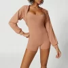 Women Long Sleeve Smock Gym Wholesalers Spark Clothing Yoga Shawl Cardigan