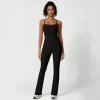 Women Long Jumpsuit Gym Wholesalers Spark Clothing Adjustable Spaghetti Straps Jumpsuit
