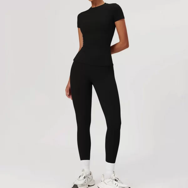 Women Fashion Fitness Wholesale Sportswear Apparel 4 Pieces Yoga Sets Workout Clothes