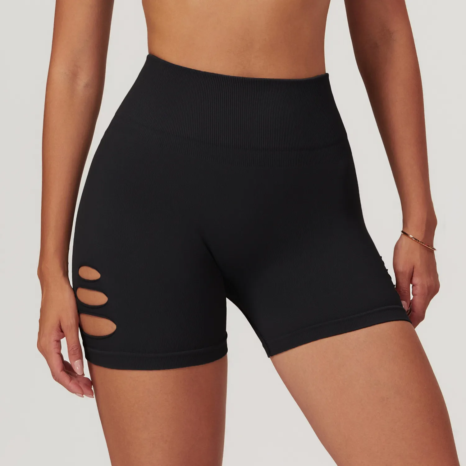 High Waist Sports Shorts Spark Clothing Seamless Hollow Shorts Butt Lifting Yoga Type Pants High Waist Sports Shorts Spark Clothing Seamless Hollow Shorts Butt Lifting Yoga Type Pants